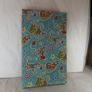 Vintage Wrapped Gift Box Children’s Birthday Monkeys Hat’s 90’s Whimsical